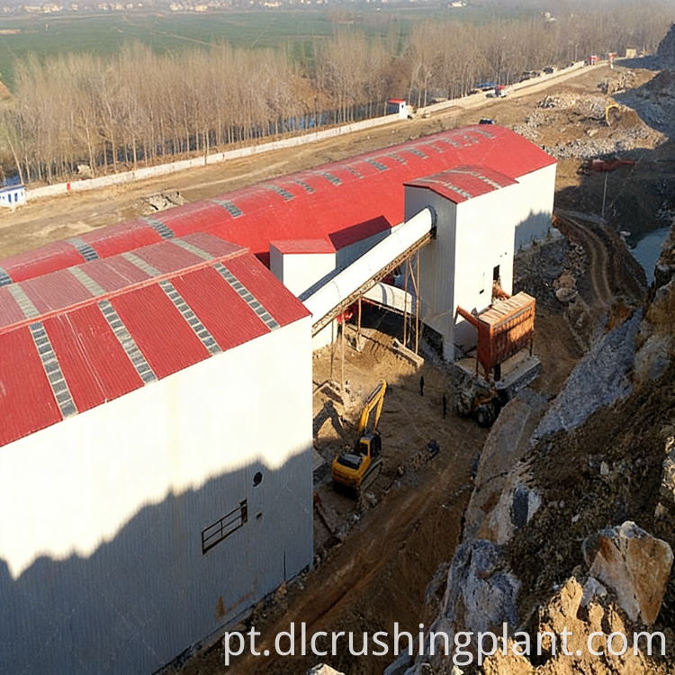 Linha de produção de britagem de calcário Limestone Crushing Production Line